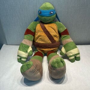 TMNT Large Plush Stuffed Animal Leonardo 2013 Teenage Mutant Ninja Turtles 23”